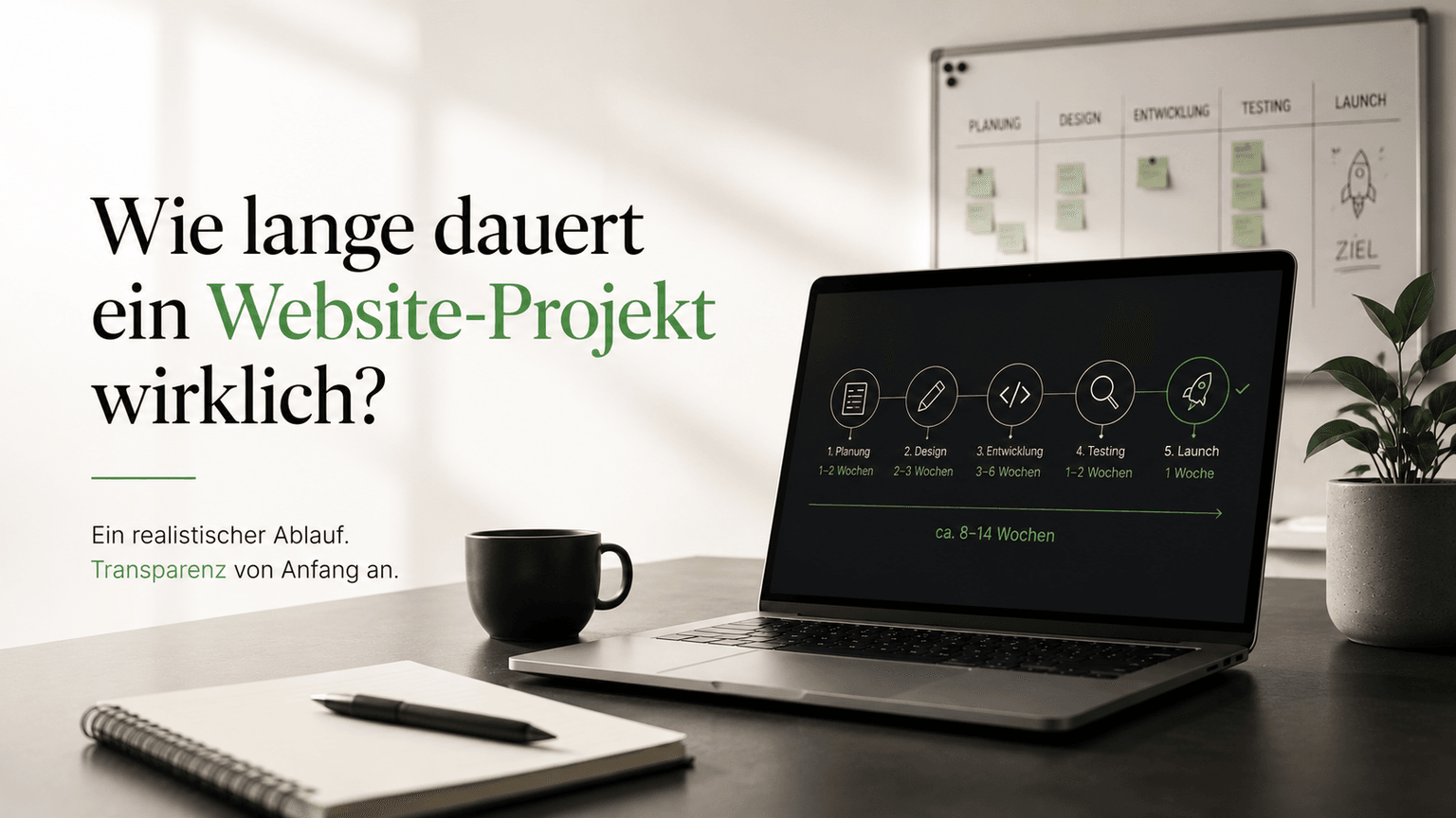 Wie lange dauert ein Website-Projekt wirklich?